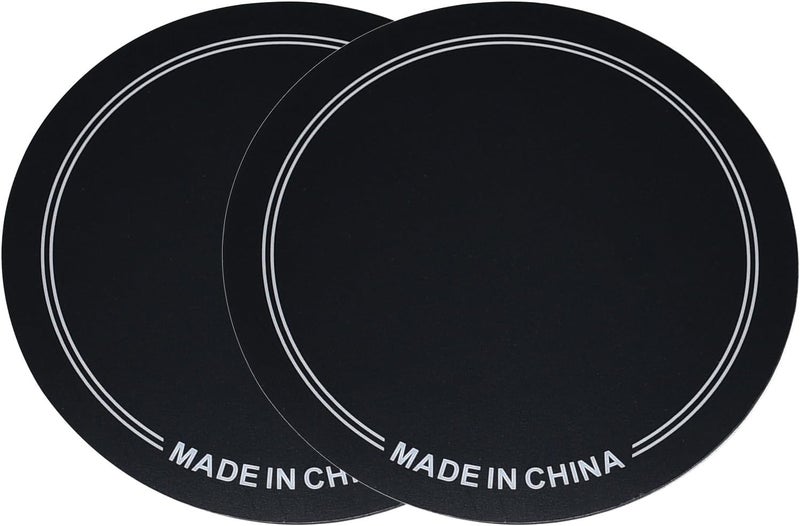 Surf turtle 2 PCS Single Pedal Patch,Self-Adhesive Drumhead Patch Protector for Kick Drum Percussion Accessories,Black - Image 1